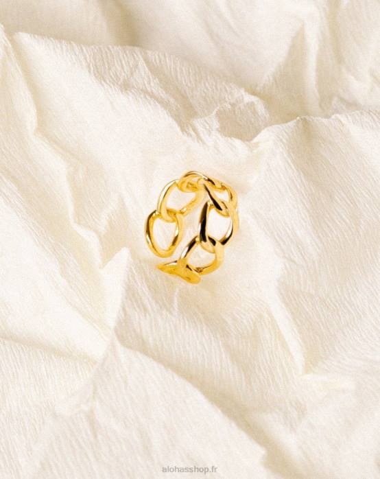 femmes or P64N1184 Alohas alcyon - bague en or