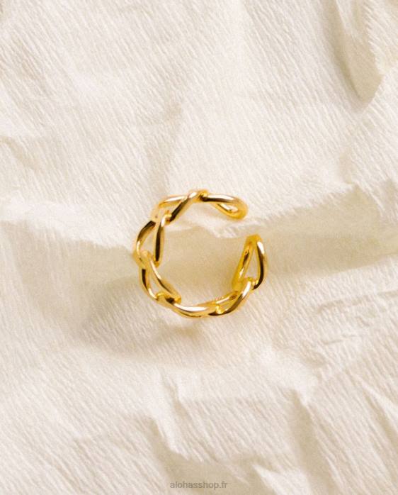 femmes or P64N1184 Alohas alcyon - bague en or