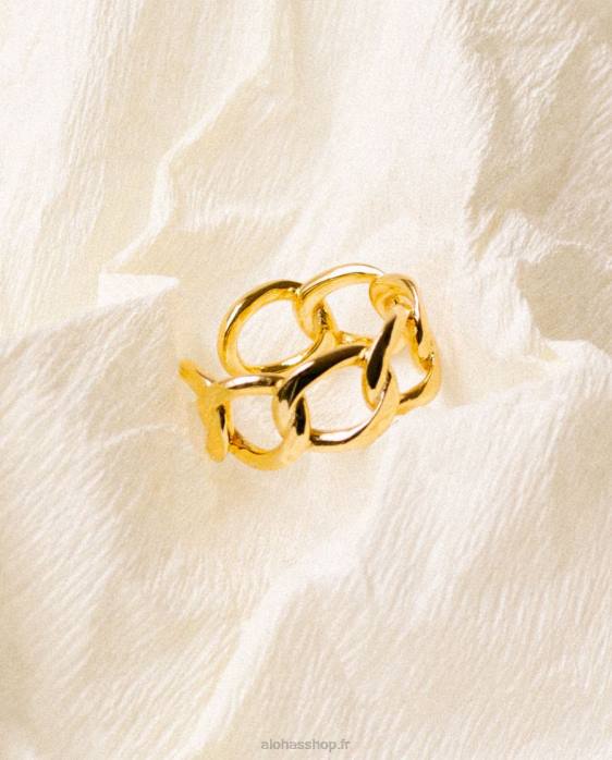 femmes or P64N1184 Alohas alcyon - bague en or