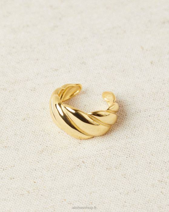 femmes or P64N1201 Alohas persée - bague en or