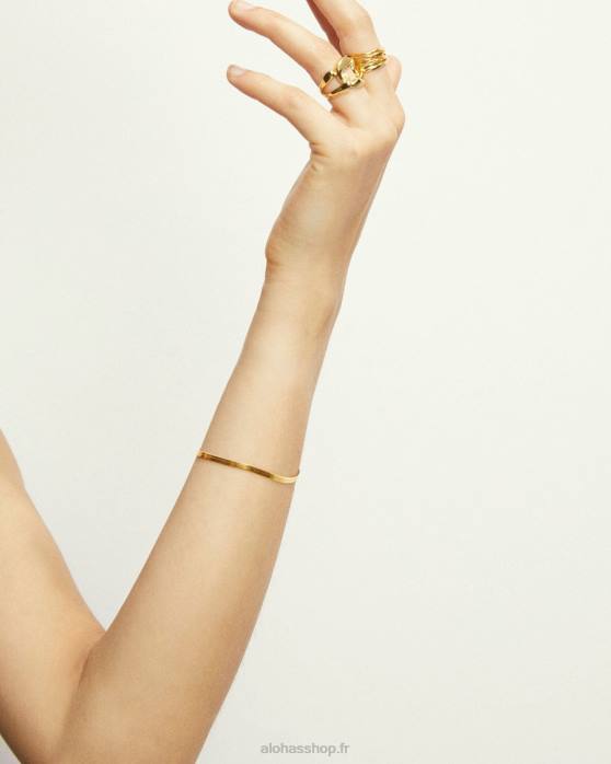 femmes or P64N1117 Alohas audacieux - bracelet en or