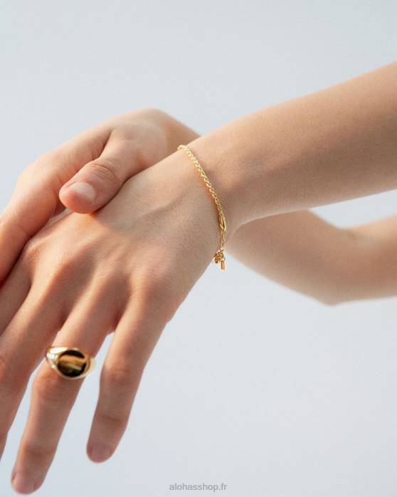 femmes or P64N1136 Alohas vintage - bracelet en or