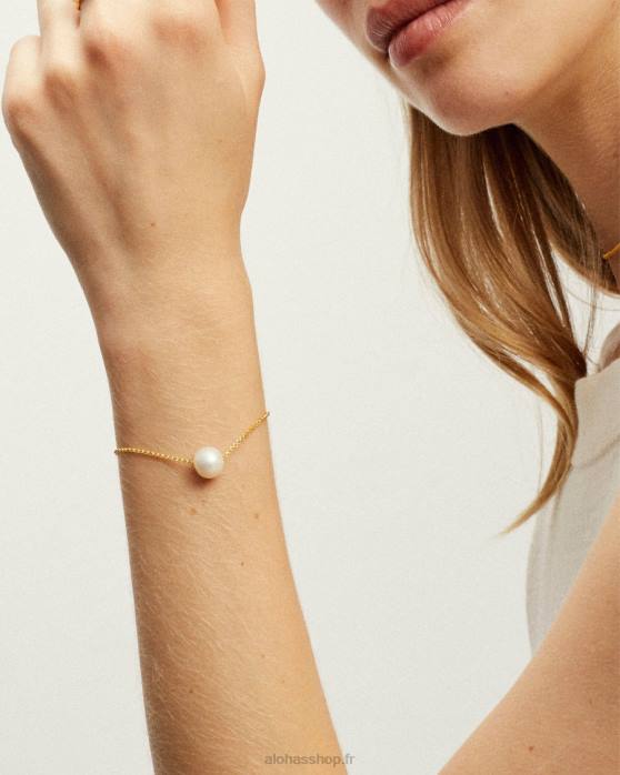 femmes or P64N1204 Alohas camélia - bracelet en or