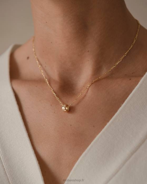 femmes or P64N1078 Alohas daunt - collier en or