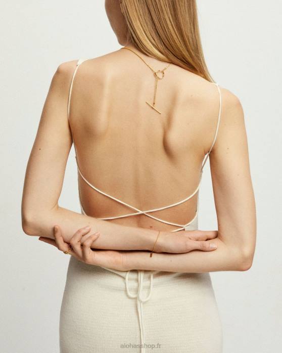femmes or P64N1188 Alohas columba - collier en or