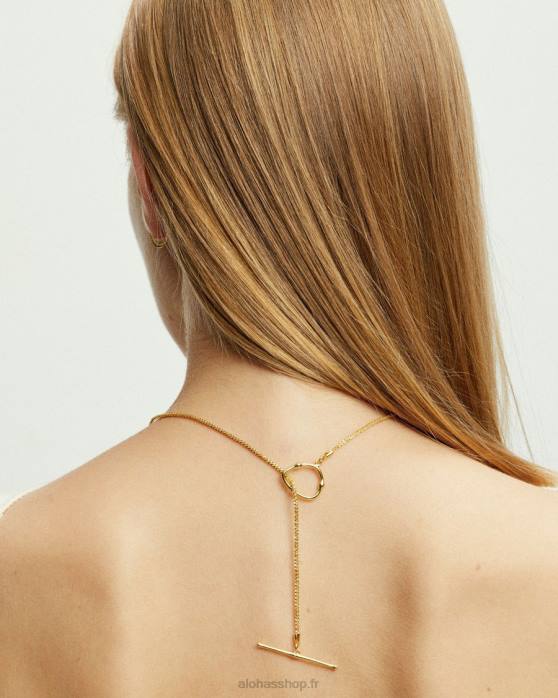 femmes or P64N1188 Alohas columba - collier en or
