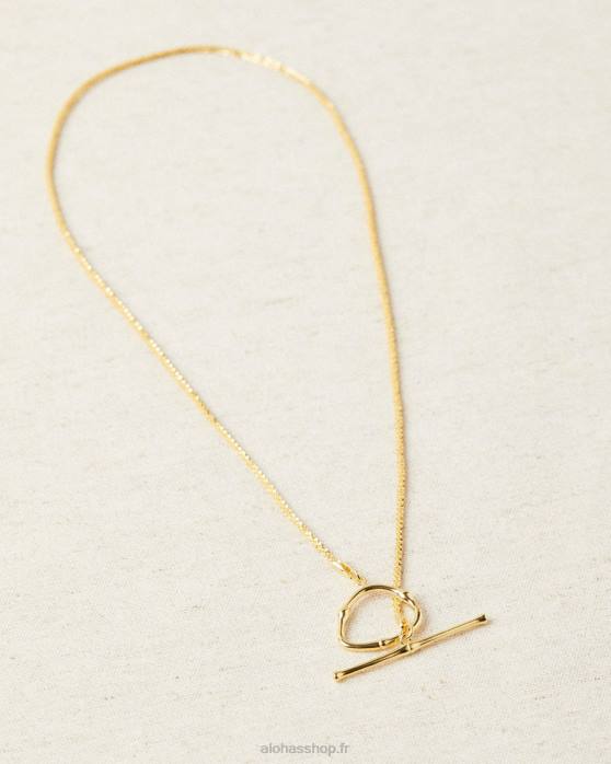 femmes or P64N1188 Alohas columba - collier en or