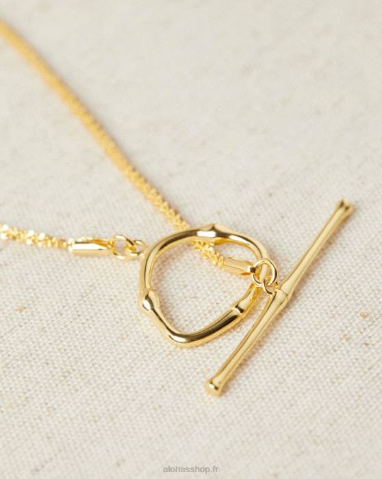 femmes or P64N1188 Alohas columba - collier en or
