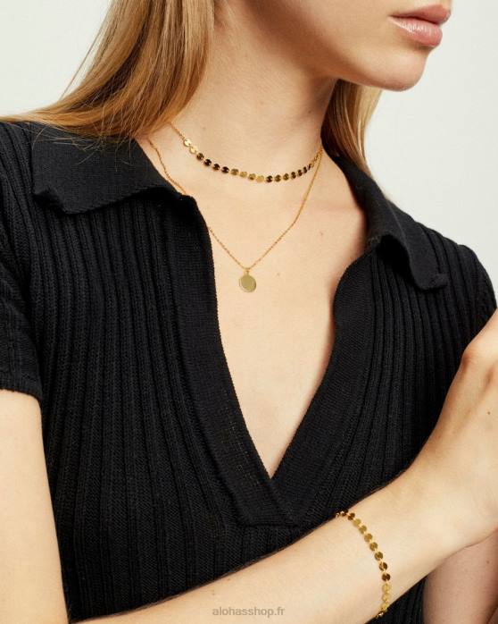 femmes or P64N1189 Alohas carina - collier en or
