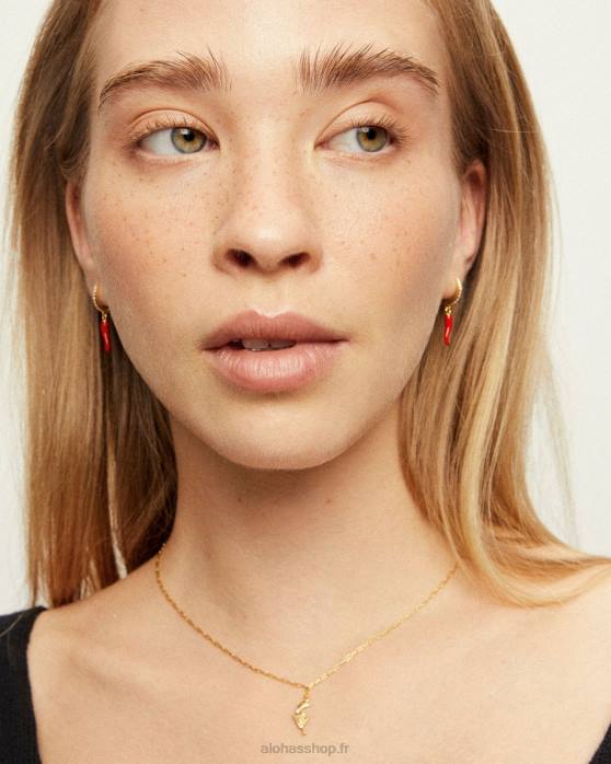 femmes or P64N1202 Alohas caelum - collier en or