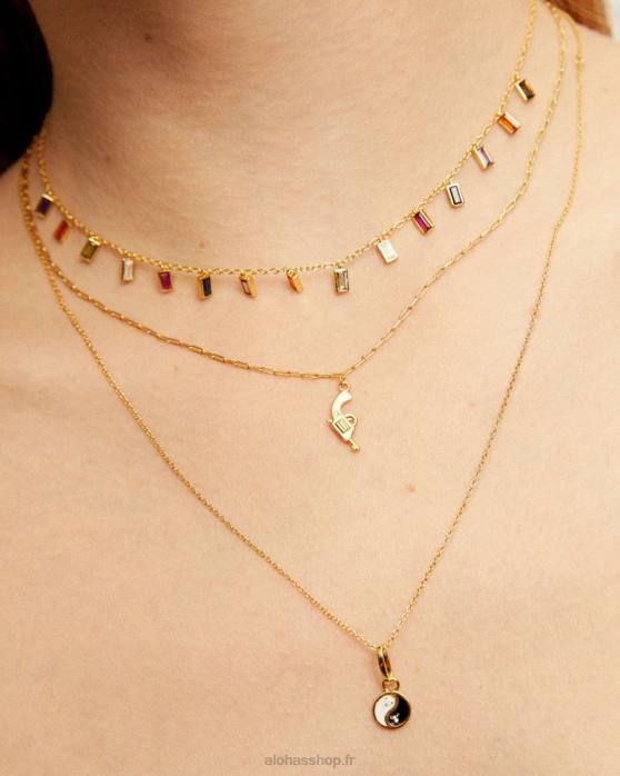 femmes or P64N1202 Alohas caelum - collier en or