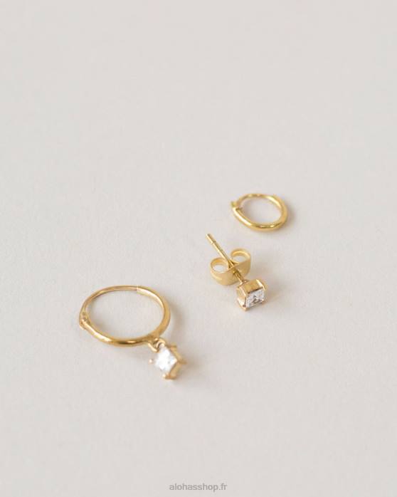 femmes or P64N1186 Alohas patrimoine - piercings en or