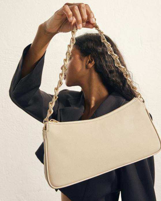 femmes Ivoire P64N1162 Alohas le s - sac à main en cuir blanc