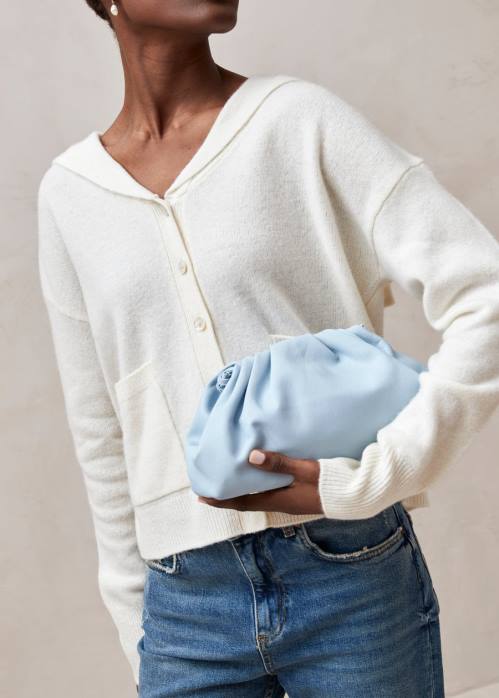 femmes bleu bébé P64N1058 Alohas le d - sac à main en cuir bleu ciel