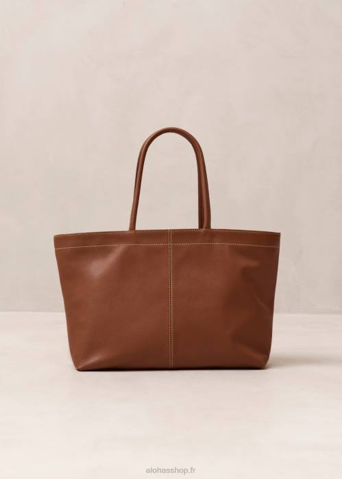 femmes bronzer P64N1092 Alohas le f - sac à main en cuir marron