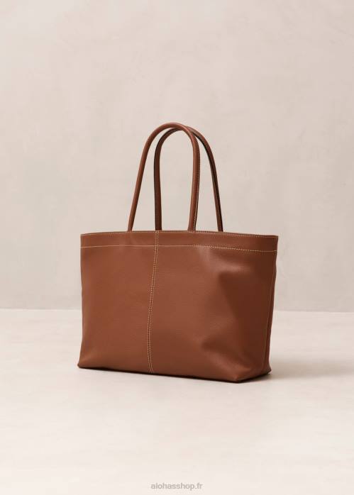 femmes bronzer P64N1092 Alohas le f - sac à main en cuir marron