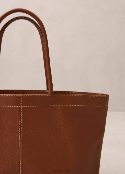 femmes bronzer P64N1092 Alohas le f - sac à main en cuir marron