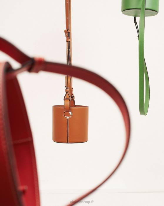 femmes bronzer P64N1144 Alohas le u - sac à main en cuir marron