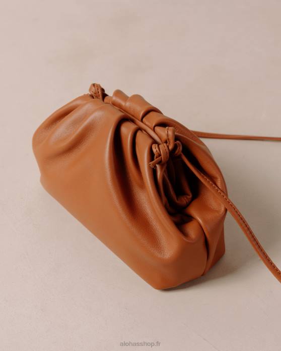 femmes bronzer P64N1157 Alohas le mini d - sac en cuir marron