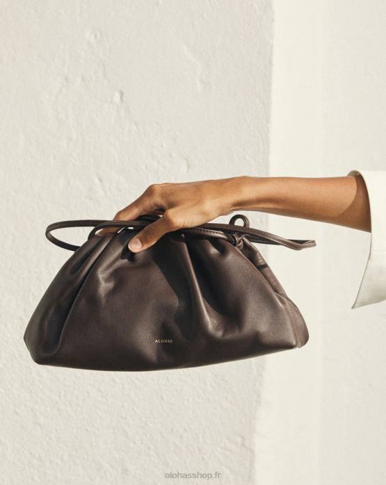 femmes brun café P64N1089 Alohas le d - sac à main en cuir marron