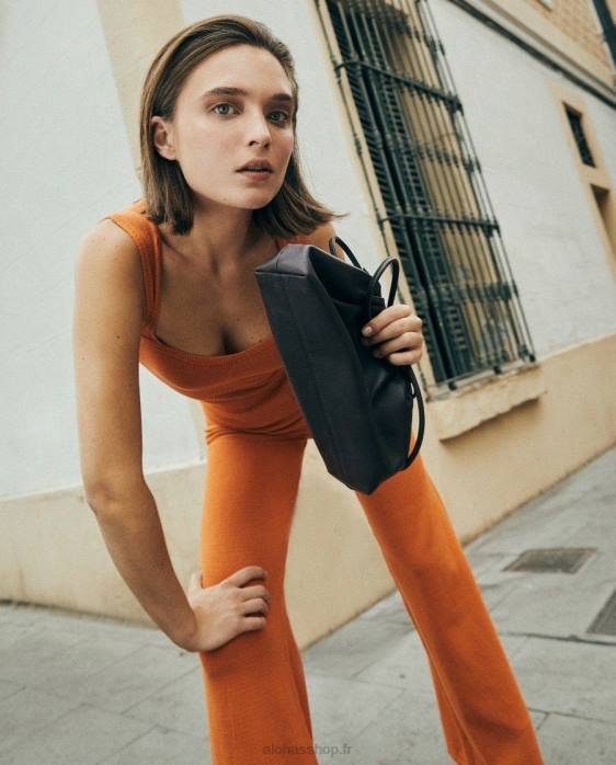 femmes brun café P64N1089 Alohas le d - sac à main en cuir marron