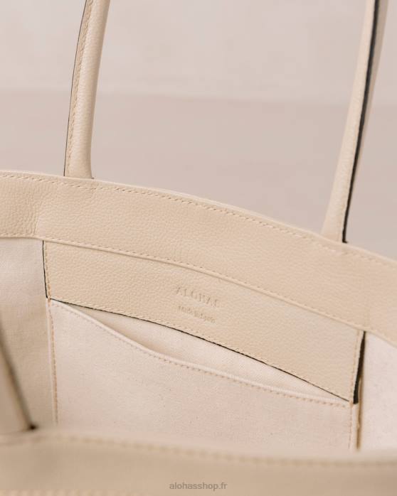 femmes crème P64N1052 Alohas le f - sac à main en cuir blanc