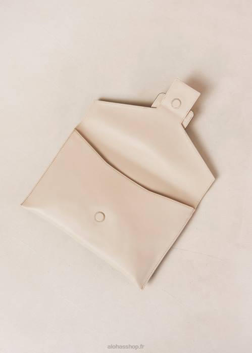 femmes crème P64N1210 Alohas le e - sac à main en cuir blanc