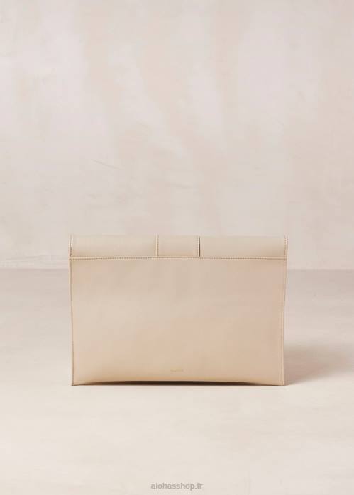 femmes crème P64N1210 Alohas le e - sac à main en cuir blanc