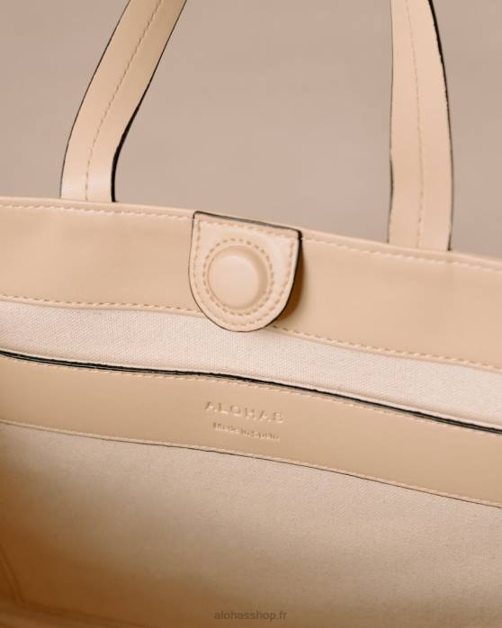femmes crème de maïs P64N1034 Alohas le z corn - sac à main en cuir vegan blanc