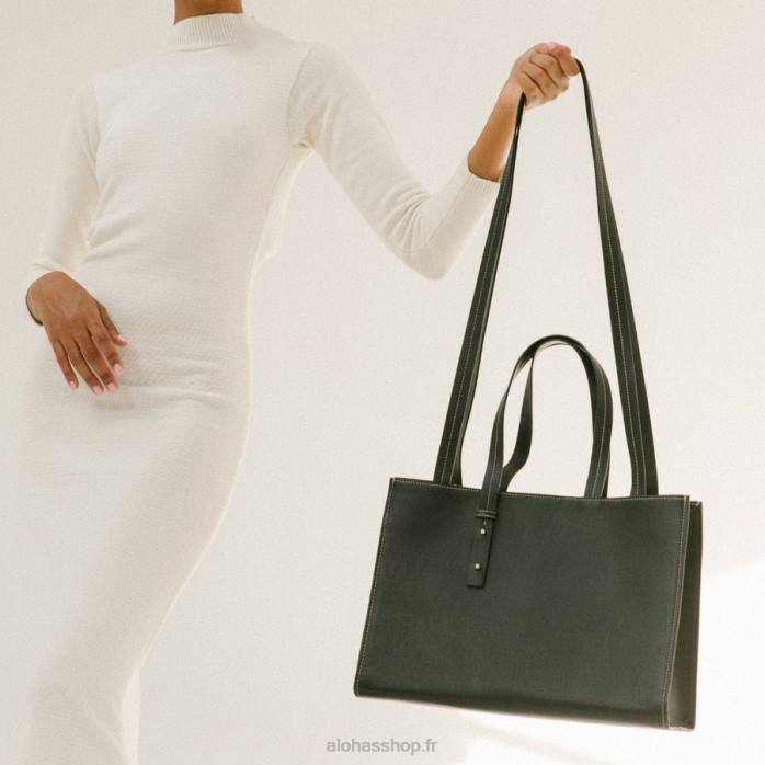 femmes noir P64N1031 Alohas le z - sac à main en cuir noir
