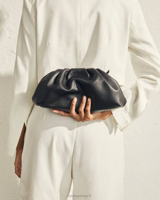 femmes noir P64N1090 Alohas le d - sac à main en cuir noir