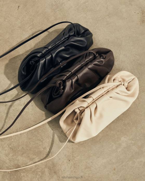 femmes noir P64N1090 Alohas le d - sac à main en cuir noir