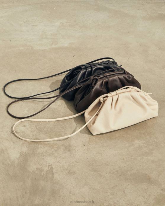 femmes noir P64N1090 Alohas le d - sac à main en cuir noir