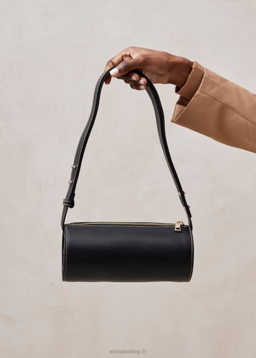 femmes noir P64N1143 Alohas le i - sac à main en cuir noir