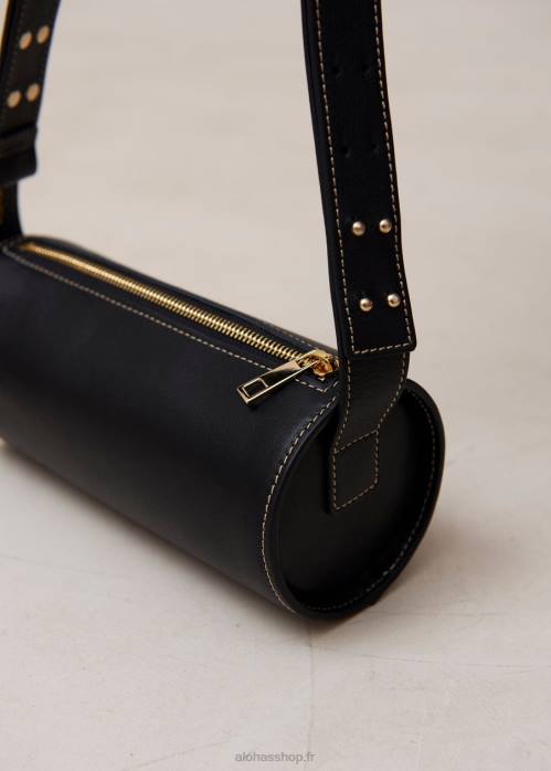 femmes noir P64N1143 Alohas le i - sac à main en cuir noir