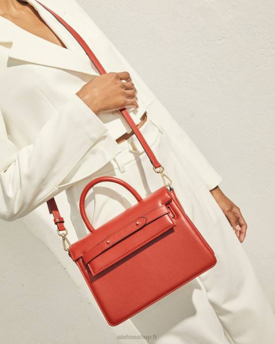 femmes rouge à lèvres rouge P64N1064 Alohas le m - sac à main rouge