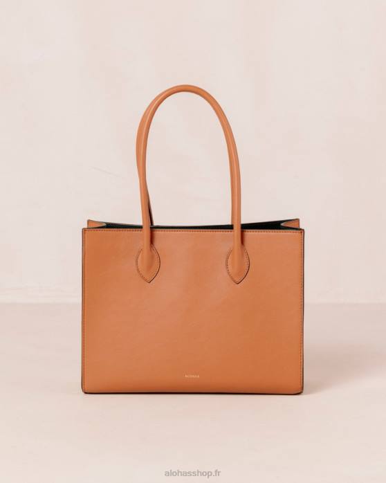 femmes scacchi noir beige blanc brillant P64N1049 Alohas the w scacchi - sac à main en cuir multicolore marron