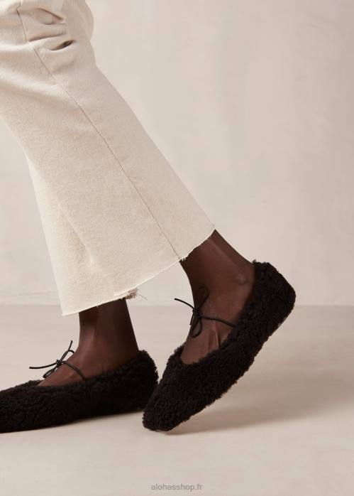 femmesP64N561 Alohas sway furry - ballerines en fourrure marron