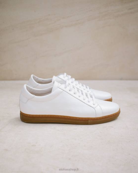 femmesP64N546 Alohas tokyo - baskets en cuir blanc