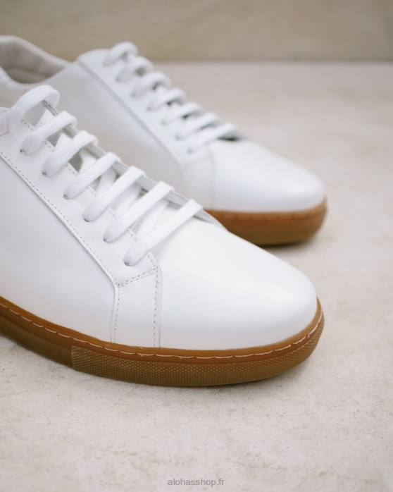 femmesP64N546 Alohas tokyo - baskets en cuir blanc