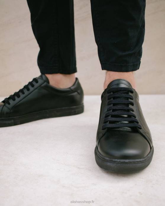 femmesP64N547 Alohas tokyo - baskets en cuir noir