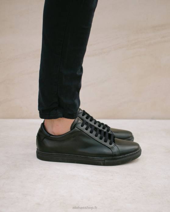femmesP64N547 Alohas tokyo - baskets en cuir noir