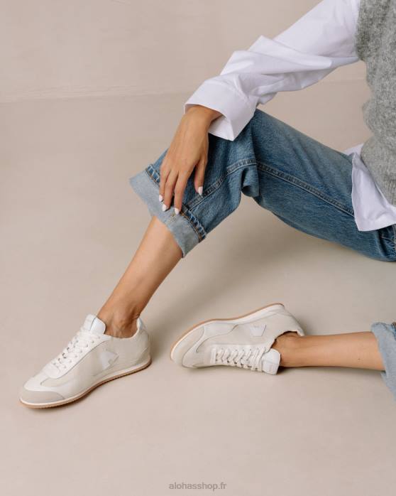 femmes brouillard P64N399 Alohas tb.70 - baskets en cuir gris