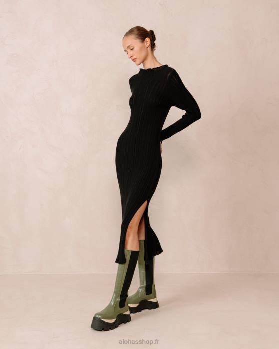 femmes échecs poussiéreux olive P64N549 Alohas roxie chess - bottes en cuir vert