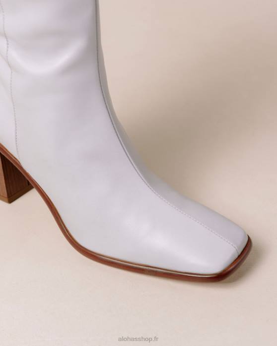femmes mauve fumé P64N34 Alohas east - bottes hautes au genou mauve smokey