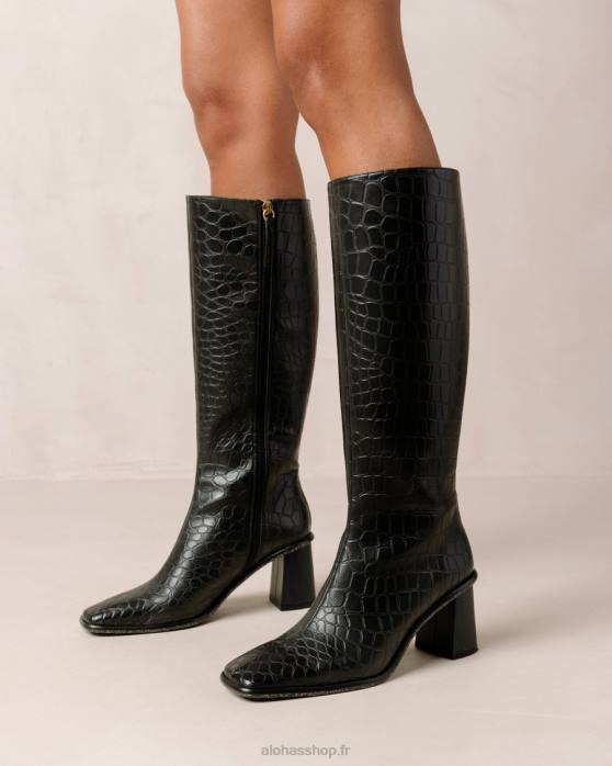 femmes pomme alli noir P64N57 Alohas east apple alli - bottes en cuir végétalien noir