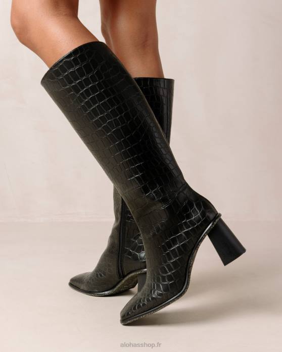 femmes pomme alli noir P64N57 Alohas east apple alli - bottes en cuir végétalien noir