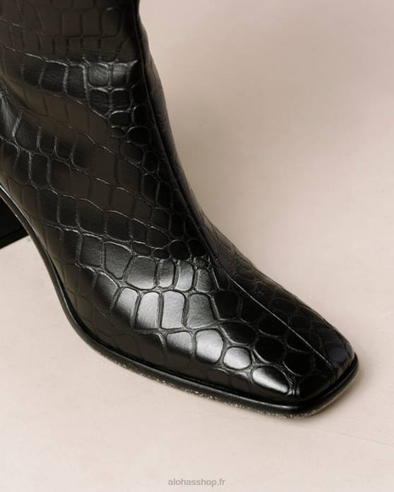 femmes pomme alli noir P64N57 Alohas east apple alli - bottes en cuir végétalien noir