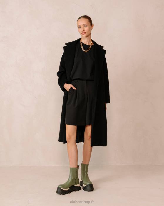 femmes échecs poussiéreux olive P64N330 Alohas échecs saphir - bottes en cuir vert