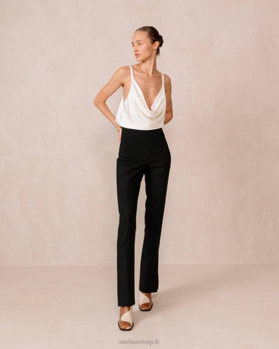 femmes crème de chameau P64N7 Alohas blair - bottes en cuir blanc et marron